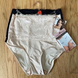 Lace Control Waist Brief Panties - Thalia Sodi